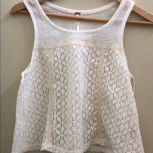 Free People lace top